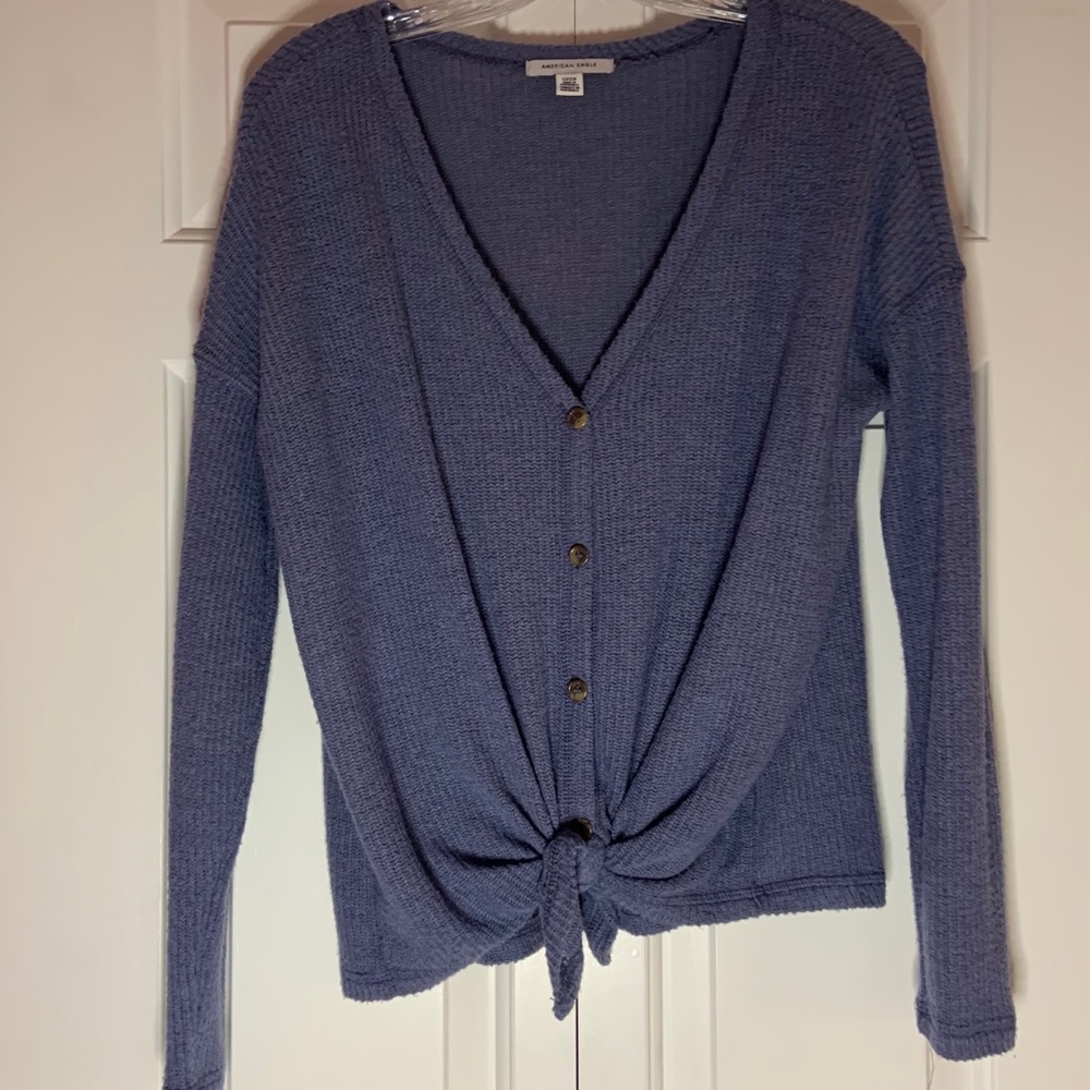American Eagle Button Down Knit Sweater
